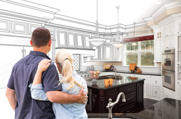 Professional Kitchen Island Installation technician working in Center City, MN